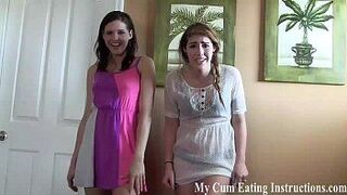 Caught jacking off by your sexy school tutor JOI porn video